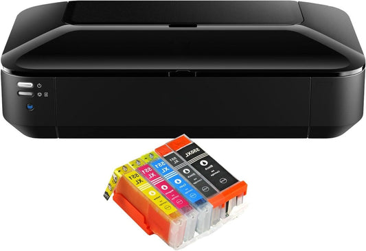 A3+ Kleurenprinter – Inkjetprinter – Fotoprinter – Office Printer – Printapparaat – Met 5 XL Inktcartridges – 9600 x 2400 DPI – WiFi & USB Connectiviteit