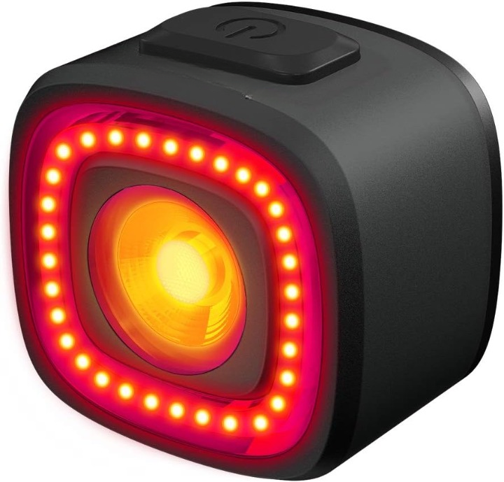 Fietslamp - Fietslicht - Fietsachterlicht - Krachtig Fietsachterlicht - IPX6 Waterdicht - 120Lm - Compacte - Efficiënte - Oplaadbare - met 4 Verlichtingsmodi -  ABS - 30 x 35 x 34 mm - Zwart