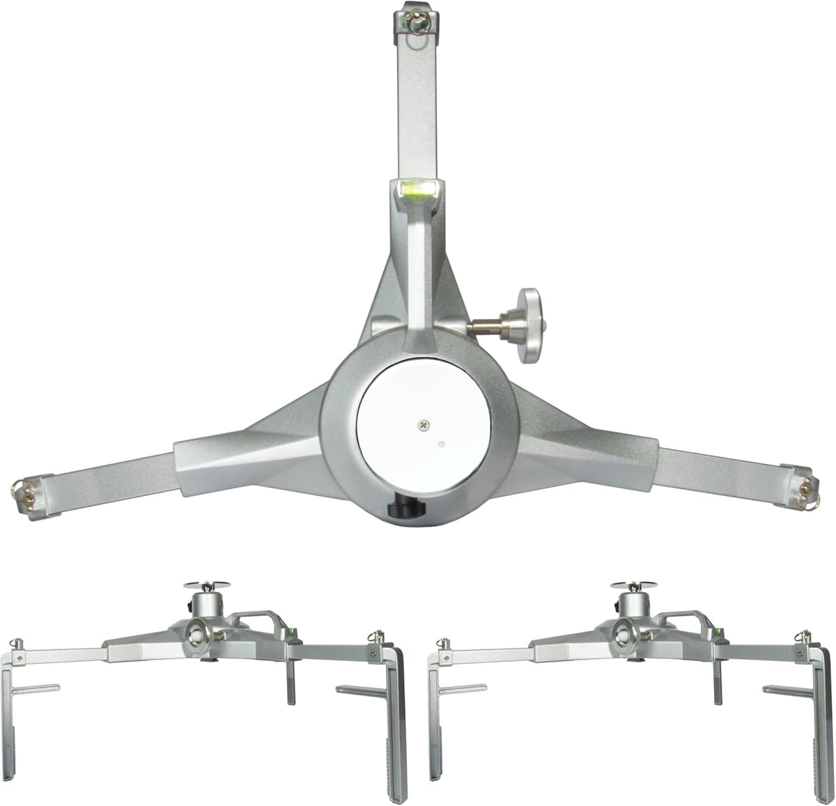 Wielmeting, kalibratiebandklem met magnetische adapterplaat, compatibel met banden van 47 cm tot 110 cm (18,5 inch tot 43,3 inch) (2 stuks)