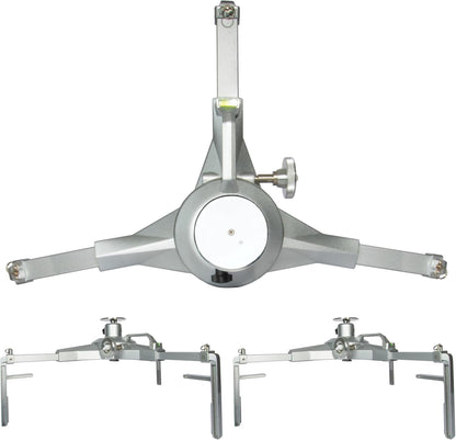 Wielmeting, kalibratiebandklem met magnetische adapterplaat, compatibel met banden van 47 cm tot 110 cm (18,5 inch tot 43,3 inch) (2 stuks)
