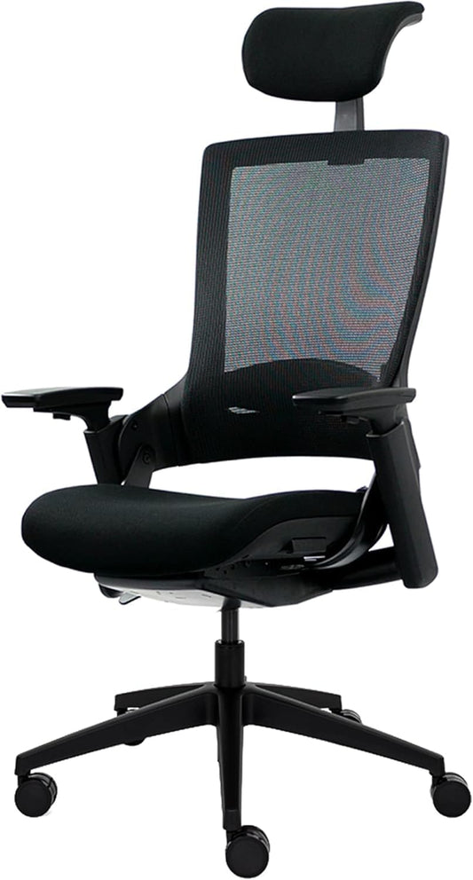 Ergonomische Bureaustoel – Bureaustoel Ergonomisch – Draaistoel – Directiestoel – Kantoormeubelen – Verstelbare lendensteun – 3D-armleuningen – Mesh rugleuning – Neksteun
