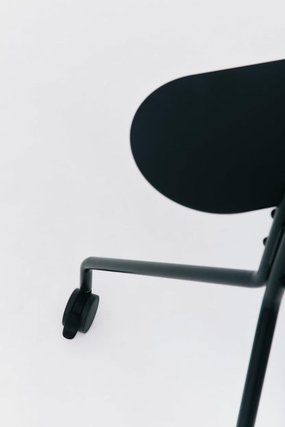 Pedestal Moon PRO tv-standaard oprolbaar voor beeldschermen, 40 tot 75 inch, mobiele televisiestandaard met wielen voor vergaderruimte, beurs, tentoonstelling, tv-rolwagen, professionele