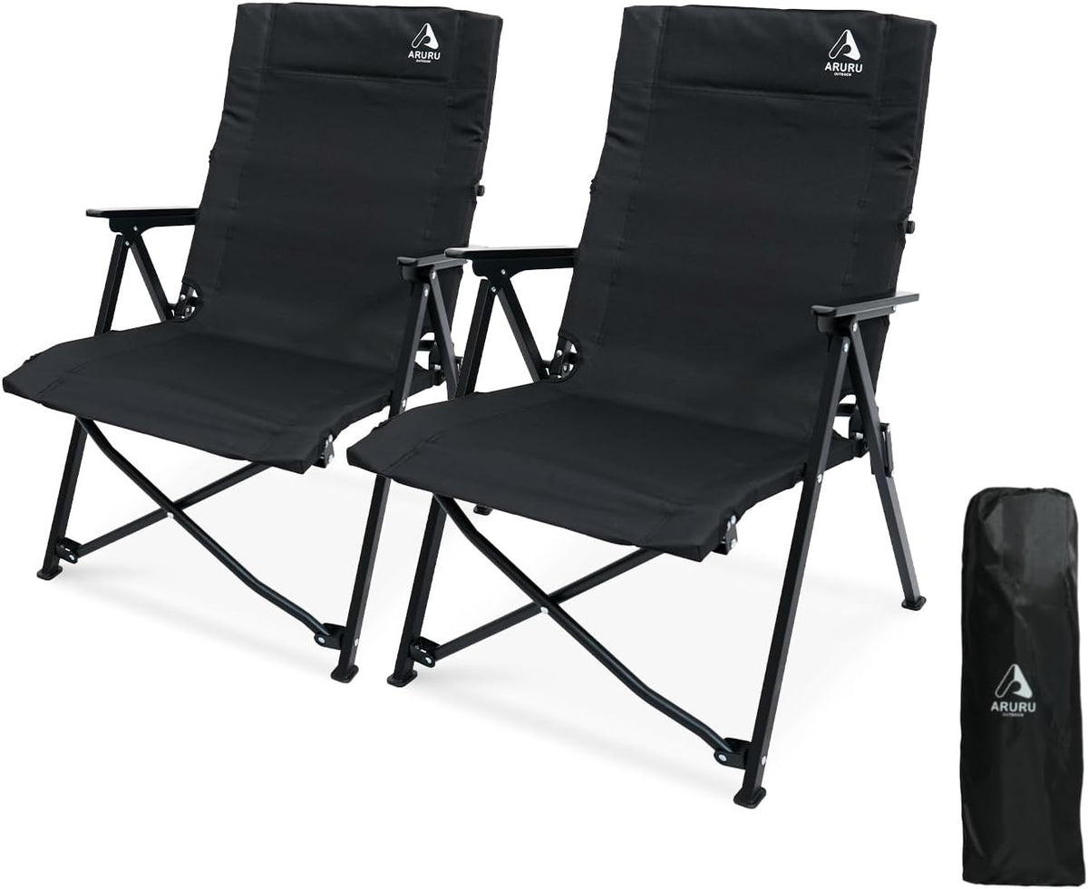 Opvouwbare campingstoel, draagbare outdoor gazonstoelen voor volwassenen, zwaar belastbaar, voor strand, vissen, picknick, concertsporten, inklapbare campingstoelen