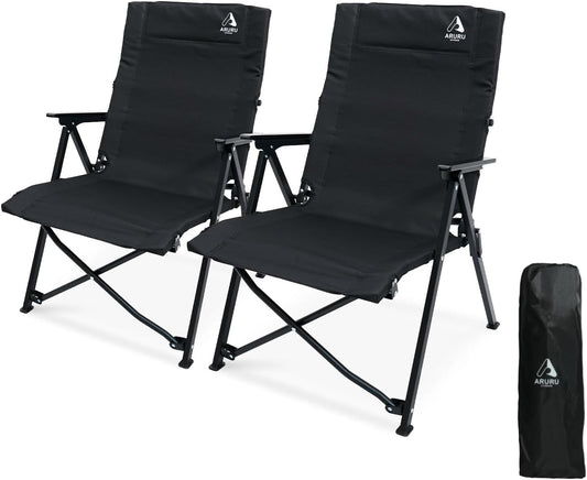 Opvouwbare campingstoel, draagbare outdoor gazonstoelen voor volwassenen, zwaar belastbaar, voor strand, vissen, picknick, concertsporten, inklapbare campingstoelen