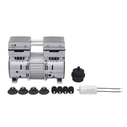 Vacuümpomp – Olievrije Pomp – Onderdrukpomp – Luchtdichtheidspomp – Industrie Pomp – 750 W Vermogen – Aluminium Behuizing