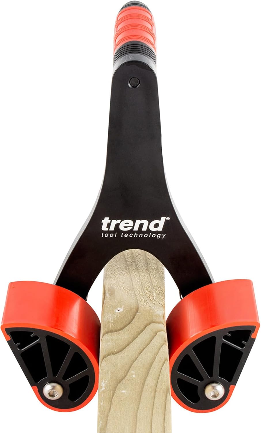 Trend Plaatdrager set voor deuren, werkbladen en plaatmateriaal, paar zelfinstellende tilhulpen voor materialen tot 65 mm dik, draagvermogen 75 kg per stuk, antislip rubberen bekken, P/CARRIER/2