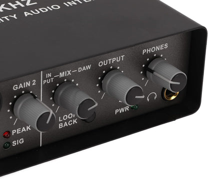 Geluidskaart, Externe USB-karaoke-opname Mobiele Audiomixer, Draagbare Computeropname Externe USB-geluidskaart voor Livestreaming, Pc, Opnemen en Gamen