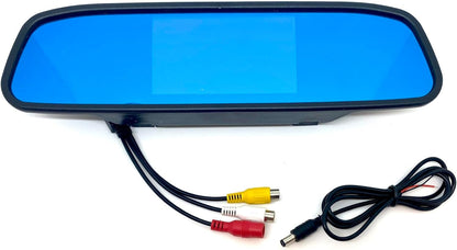Dolfijn Automotive Achterste Hoge Niveau Remlicht Omkeercamera voor Mercedes Benz Sprinter 2007-2018 & VW Crafter Van 2007-2015, Camera & 4.3" Mirror Monitor