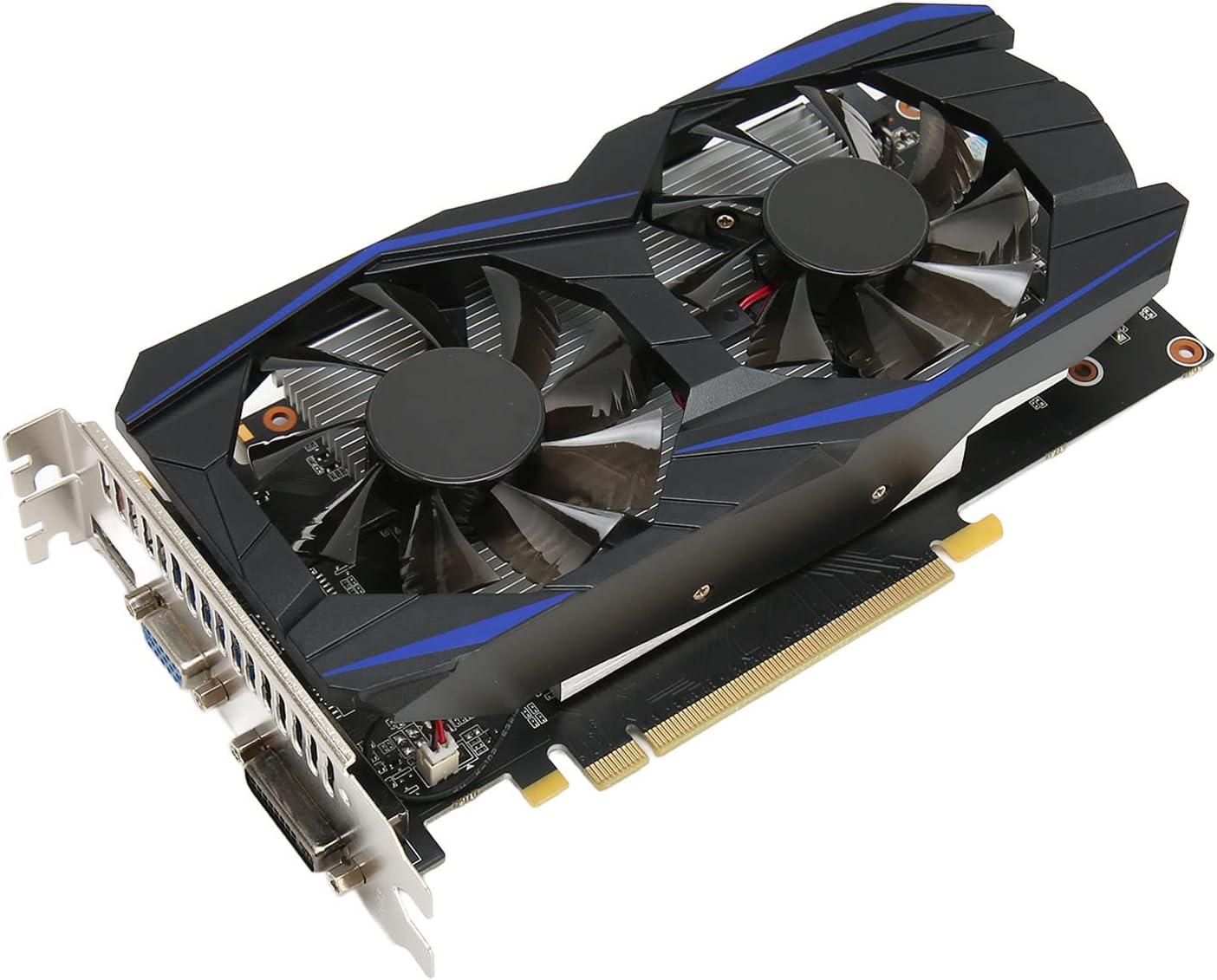 550Ti 6GB Gaming Grafische Kaart, 192BIT GDDR5 PC Videokaart met Dual Fans, HDMI VGA DVI Interface voor Desktop Computer Gaming GPU (GTX550Ti 6GB)