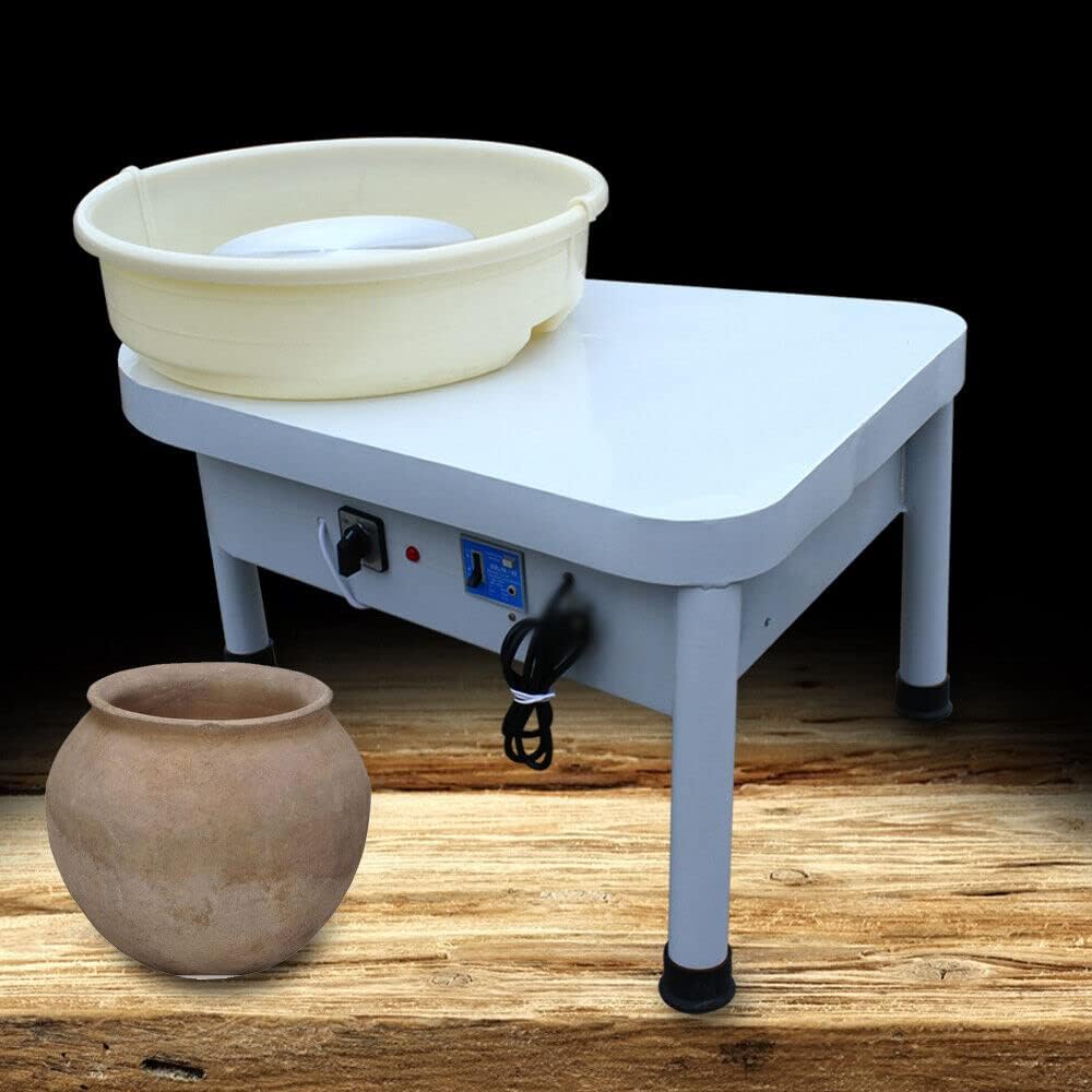 Elektrische Pottenbakkersschijf – Pottenbakkersmachine – Keramiek Draaischijf – Klei Draaibank – Pottenbakkersrad – 25 cm Draaiplateau – 300 RPM Met Voetpedaal