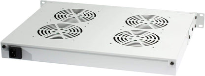 4 Fan Unit For Rack 19" Grijs
