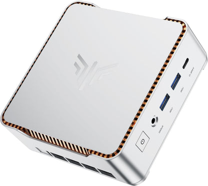 NiPoGi Pinova P2 Mini PC W-11 Pro ΑOD Ryzen 4300U (up to 3.70GHz) 16GB DDR4 512GB M.2 SSD, Mini Desktop Computer HDMI 2.0, DP, Type-C, 4K Triple Display Micro-PC with VESA for School/Office/Home - QUORE