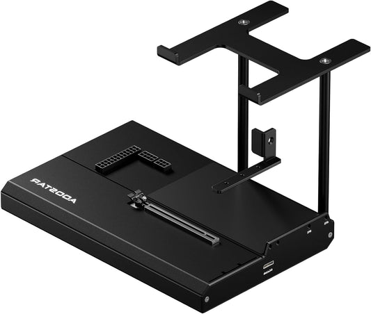 AOOSTAR EG01 eGPU Dock Station with OCuLink, External GPU Graphics Card Docking Station PCIex16 (PCIe4.0x4) 64Gbps, 150W DC, Supports ATX/SFX Standard Power Supply, for Mini Pcs/Laptops/Graphics - QUORE