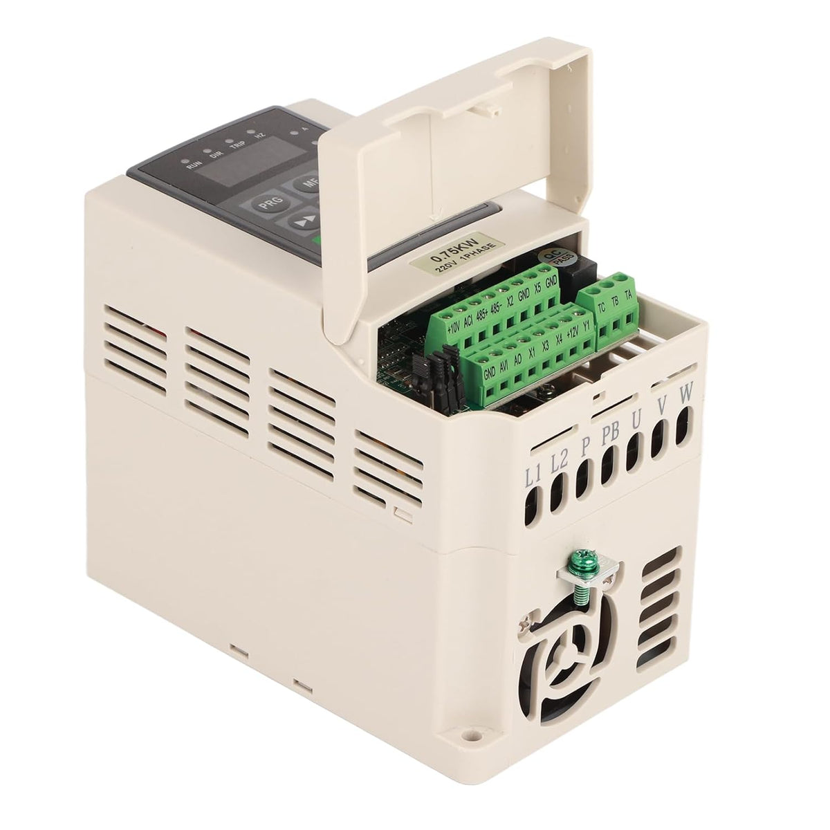 VFD, eenfasige ingangs-/uitgangs-omvormer met variabele frequentieaandrijving met PAM-besturing 220 V serie JLS-E-2S voor spindeltoerental, vermogensomvormer (0,75 mm)