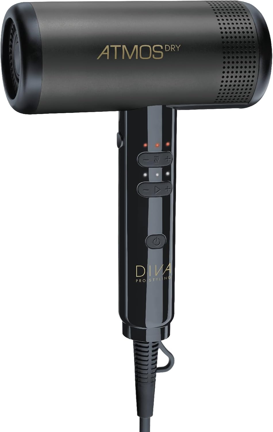 Diva Atmos Föhn Dry Zwart