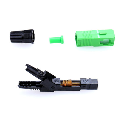 150 stks Ftth Embedded Quick Assembly Connector SC-APC Overdekte Draad Glasvezel connector,APC Speciale Broadcasting CATV