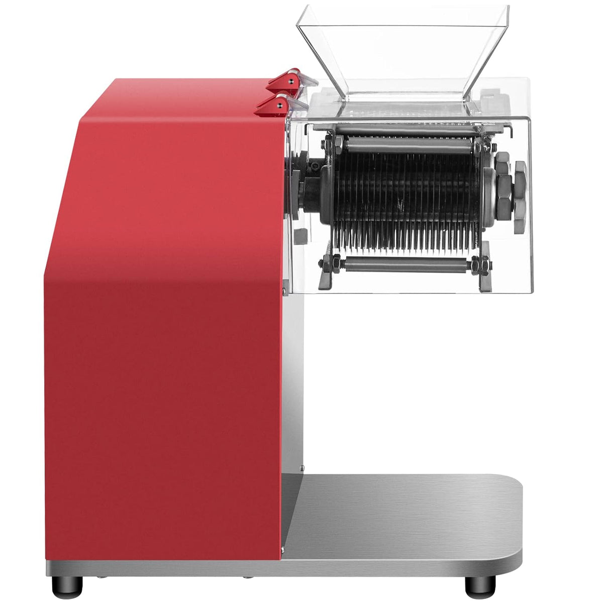 VEVOR Commerciële vleessnijder, 850 W vleessnijmachine 250 kg/st. Allessnijder, 3,5 mm mesafstand snijmachine 90 x 90 mm mesgrootte worstsnijmachine groentesnijder