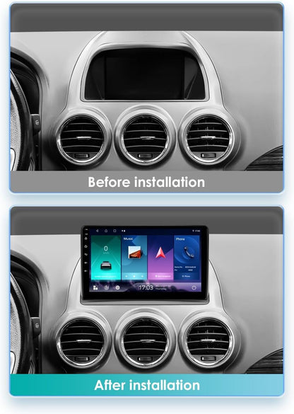 Ossuret Autoradio voor Opel Antara 1 (2006-2017), 9 Inch Android 13 Aanraakscherm 2+32GB GPS Navigatie met Carplay Android Auto WiFi Bluetooth Stuurwielbediening DSP USB TPMS OBD2