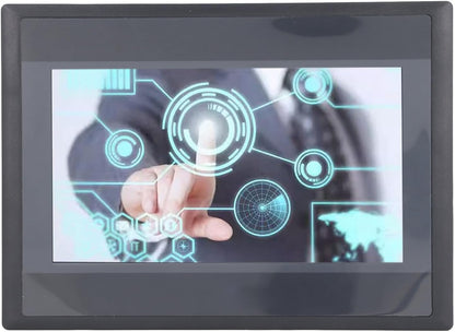 PLC Touchscreen HMI-displaypaneel 7 Inch TFT LCD 800x480 IP65 ARM9-processor 12 Ingangen 8 Uitgangen Compatibel Met Standaard PLC-modellen