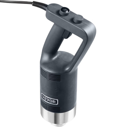 VEVOR Blender Elektrische staafmixer 750 W, krachtige pureerstaaf instelbare snelheden, roestvrij staal multifunctionele staafmixer 855 mm afneembare roerstaaf, incl. wandhaak & reservemkop