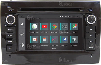Autoradio – Auto Radio – Multimedia Systeem – Inbouw Radio – DAB+ Radio – 6,2 Inch Touchscreen – Android GPS Bluetooth WiFi CarPlay Android Auto