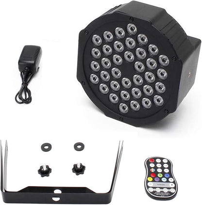 UKing 4PCS Oplaadbare LED PAR -batterij, RGB 36 LED -podium Licht DMX7CH, Party Light 7 Modi Lichte effecten met afstandsbediening voor DJ Disco Wedding Christmas Stage Lighting