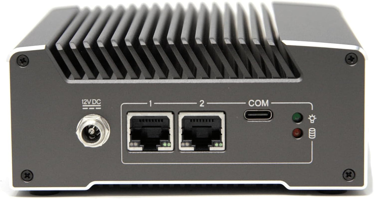 Protectli Vault V1210-2 poort, micro-apparaat/mini-pc - Intel N5105, 2 x 2,5 G NIC's, 4 GB LPDDR RAM on-board, 32 GB eMMC on-board, 250 GB NVMe SSD