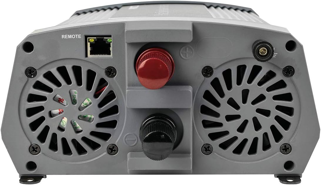 Pro-User PSI600 19127 600W pure sine wave 12V to 230V voltage converter with remote control and USB output