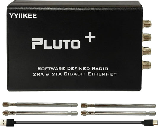 Pluto+ Software gedefinieerde draadloze transceiver, 70MHz-6GHz SDR met 2TX/2RX, AD9363 compatibel Zynq-7010 FPGA Gigabit Ethernet USB OTG Micro SD Boot Open Source RF Devel