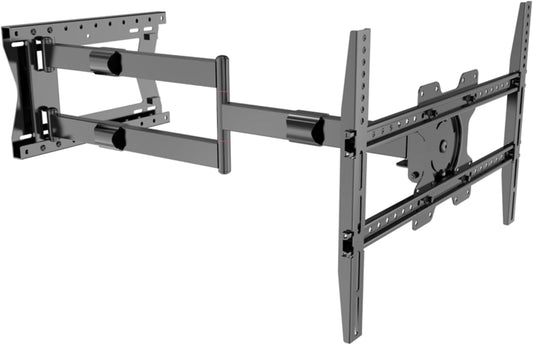 Nanook 2100 TV muurbeugel met lange arm voor 42-75 inch TV's, Extra lange uittreklengte tot 100 cm, Sterke full-motion TV beugel, Max. 60 kg, Draaibaar tot 180°, Max. VESA 600x400