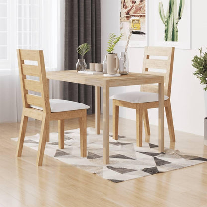 vidaXL Dining table 110x70x75 cm solid acacia wood