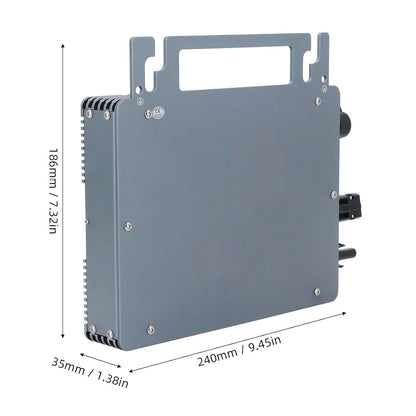 Solar Grid Micro Inverter 200W MPPT Intelligente App Controle Single Fase IP66 Waterproer Aluminiumlegering met Transformatorontwerp voor Veiligheid en IEC61000-3-2 Compliant