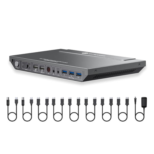 AV Access KVM-switch 2 computers 2 monitors DisplayPort 8K@60Hz 4K@165hz/144hz, DP KVM-switch dubbele monitoren met USB 3.0-poorten, audio uit IR-afstandsbediening, met alle kabels