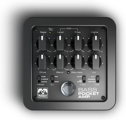 Palmer POCKET AMP BASS - draagbare baspreamp