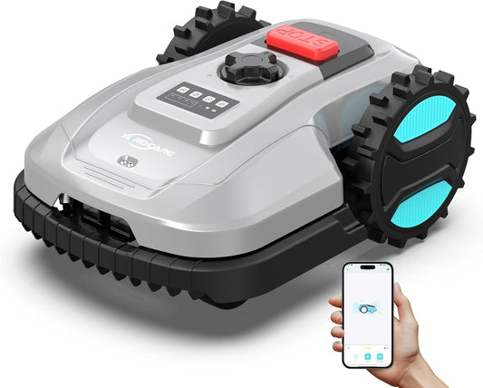 Robotmaaier – Gazonrobot – Grasmaaier – Automatische Maaier – Tuinmaaier – Stil Onder 60 dB – Instelbare Maaihoogte 20-60 mm