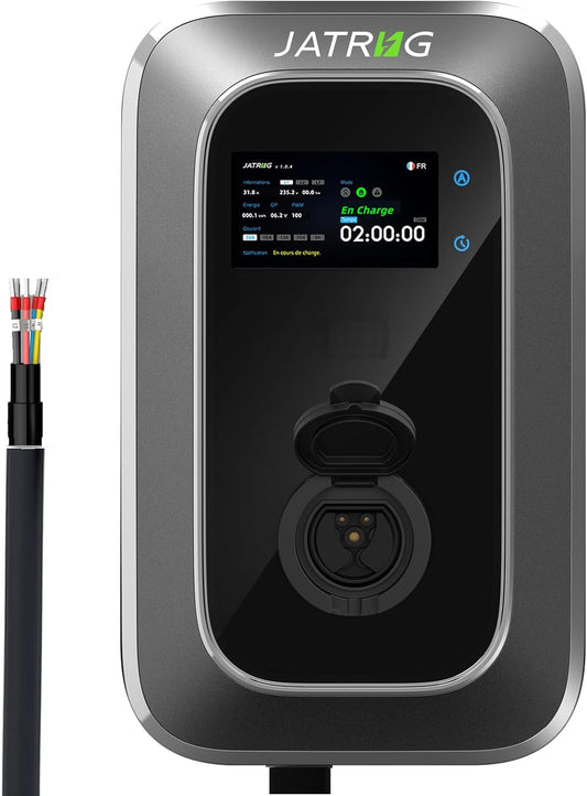 Laadstation Elektrische Auto – Oplaadpunt EV – Wallbox – Snelader – Type 2 Laadpaal – 11 kW Driefasig – 16A 380V – Waterdicht Met Shutter Bescherming