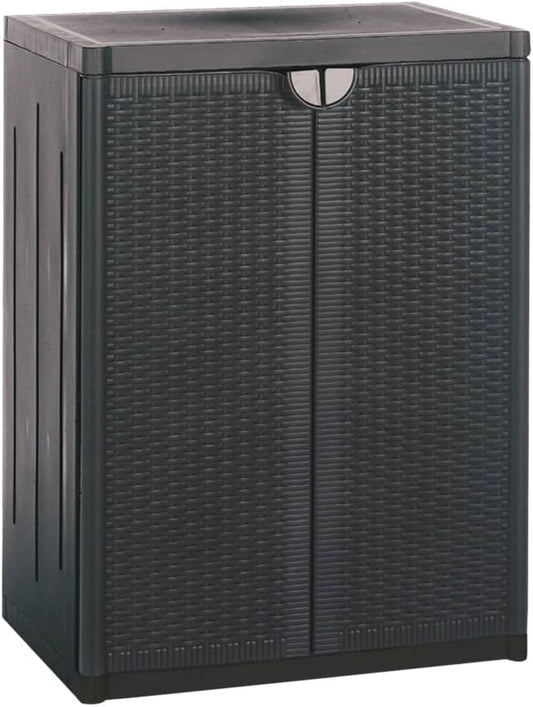GENSINI MEUBEL rotan bruin laag 65X45X88, zwart, groot