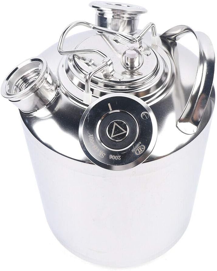 OUKANING 10 l beer cleaning box stainless steel 304 beer cleaning barrel A D S G system valves - QUORE