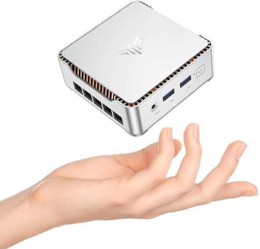 Mini PC – Mini Computer – Mini Desktop – Compacte PC – Kleine PC – Intel Celeron N5105 – 16GB RAM & 512GB SSD – Windows 11 Pro – Triple 4K Display – Dual WiFi & Gigabit Ethernet