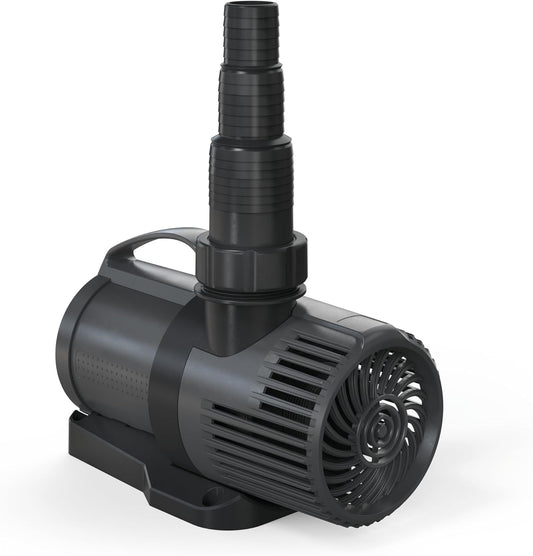 Pontec 95664 PondoMax Eco 15000 Control - filterpomp, beeklooppomp, geïntegreerde controller, variabele capaciteit, boven en onder water neer te zetten