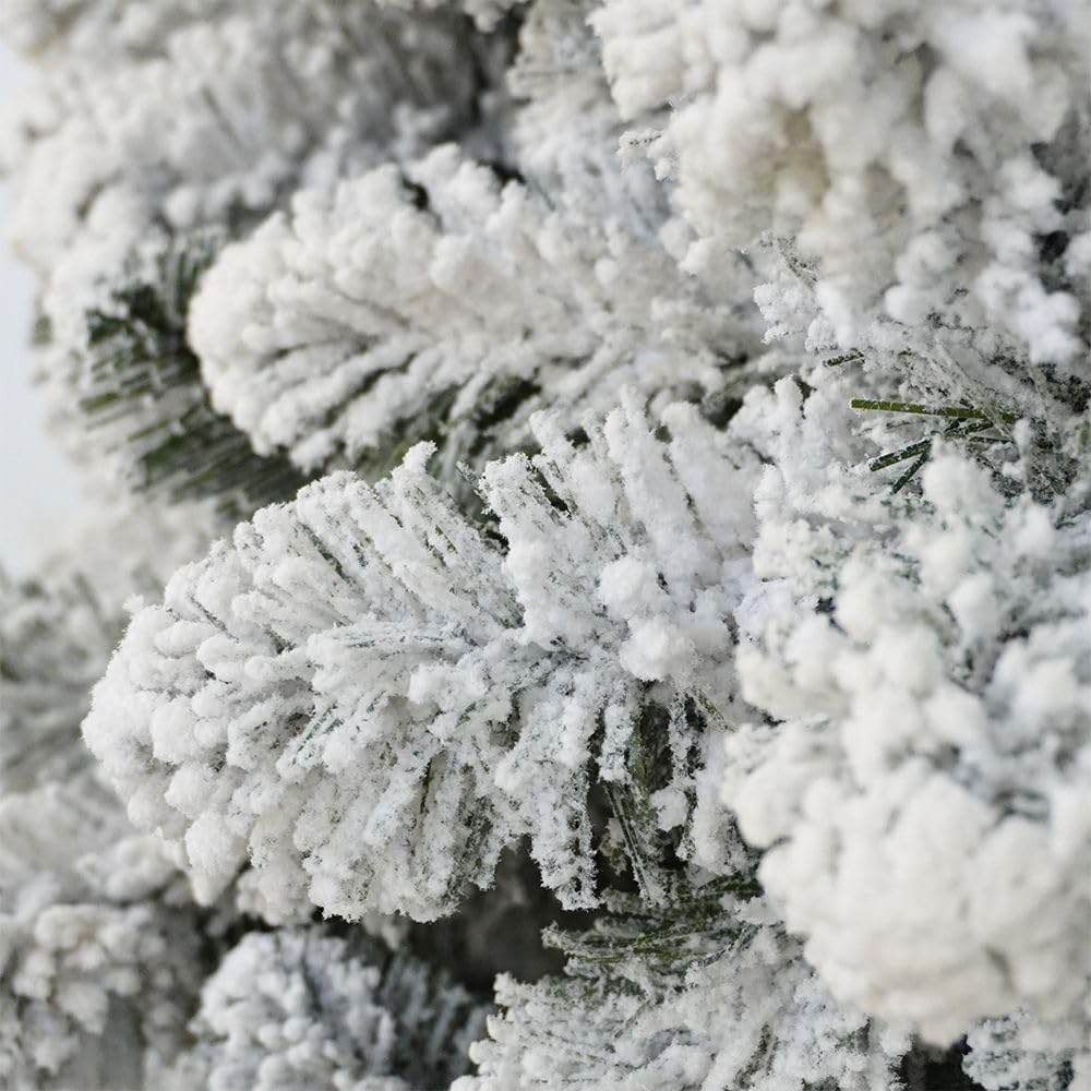 Kerstboom met sneeuw 150/180/210/230/270 cm realistisch oppervlak (210)