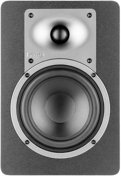 Fluid Audio C50BT Studio Monitor, actieve luidsprekerset (studioluidsprekers met neutrale geluidscompensatie, monitorluidsprekers met 5 inch drivers en BT-connectiviteit)