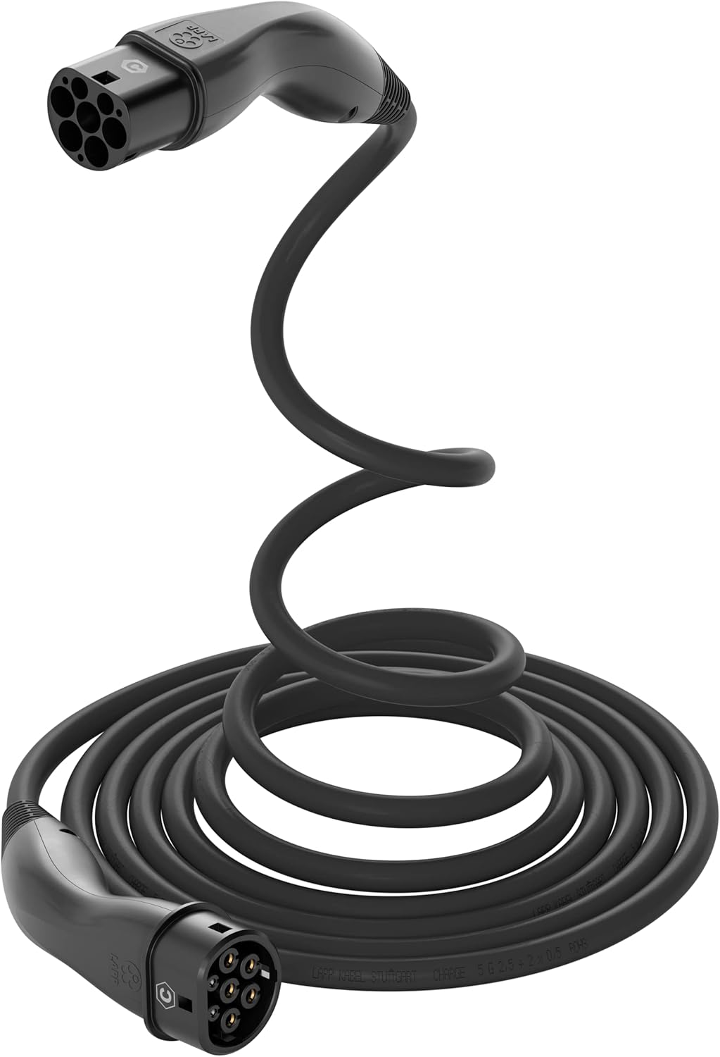 Lapp Mobility Helix type 2 oplaadkabel 11 kW/zelfoprollend / 20 A / 3-fasig/E-auto oplaadkabel/mode 3/5 m
