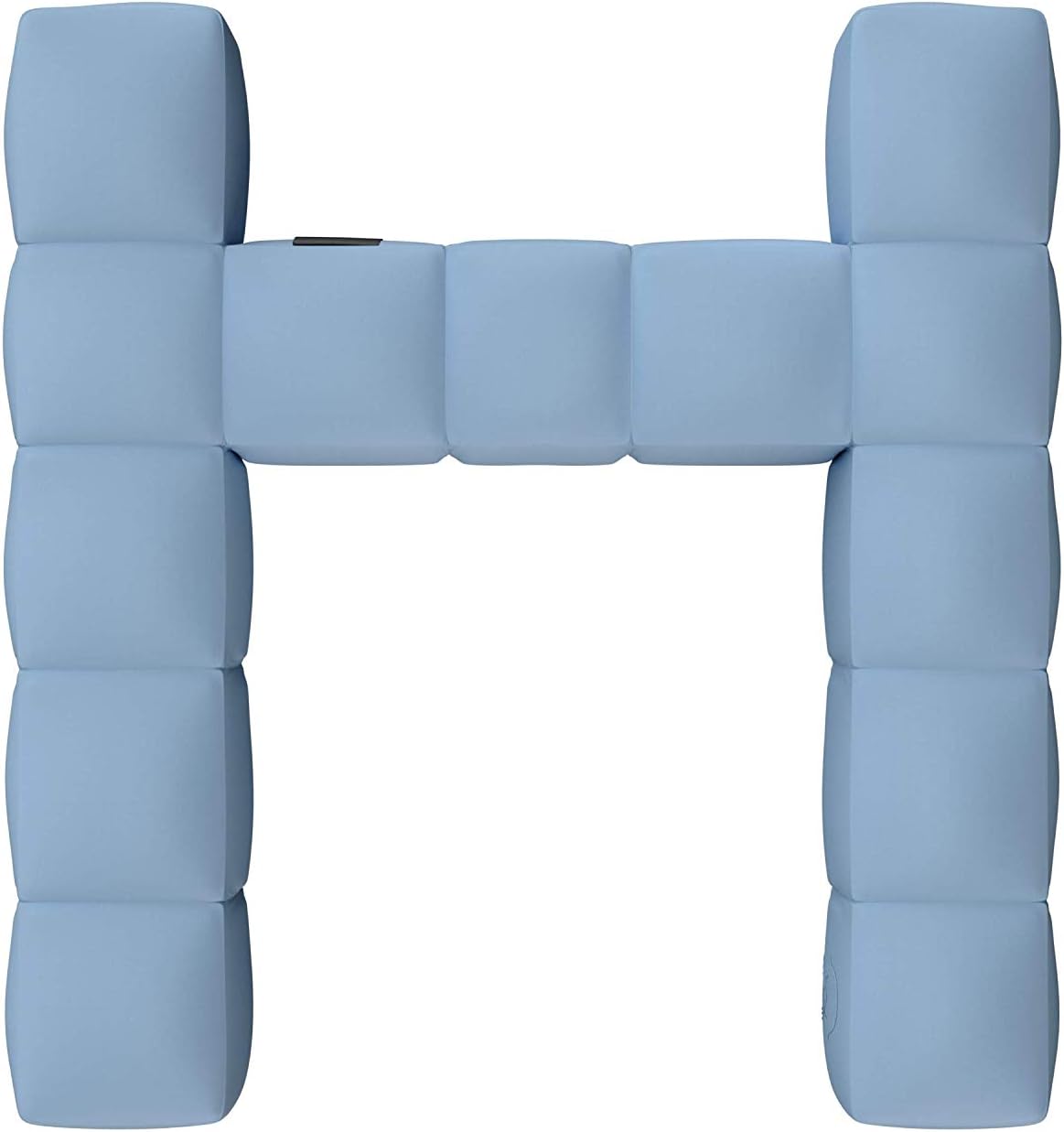 1-9211-985-AGREEN Modul'Air Luxe Opblaasbare stoel Set - Aquamarine-P Enkele rugleuning 116.84x116.84x22.86 cm Azur Blauw