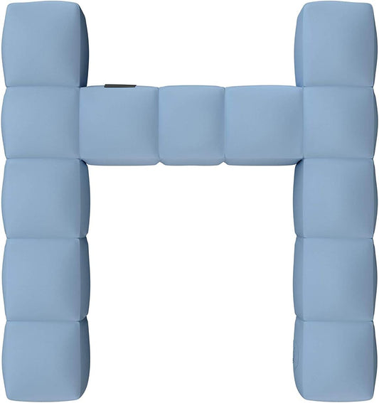 1-9211-985-AGREEN Modul'Air Luxe Opblaasbare stoel Set - Aquamarine-P Enkele rugleuning 116.84x116.84x22.86 cm Azur Blauw