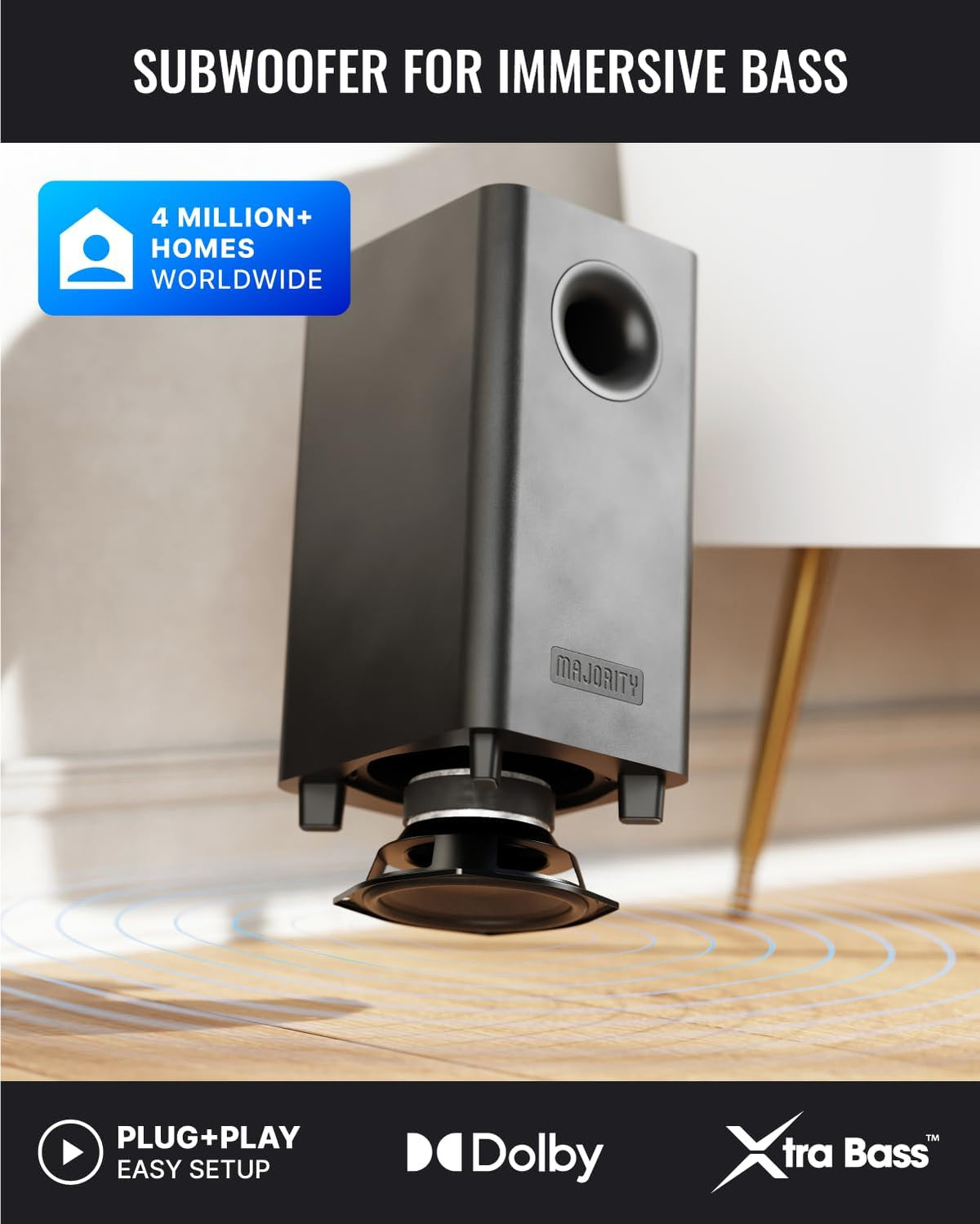 2.1 Audiosysteem – Speakerset – Luidsprekerset – Computerspeakers – Pc Speakers – Compact Formaat – Krachtige Bas