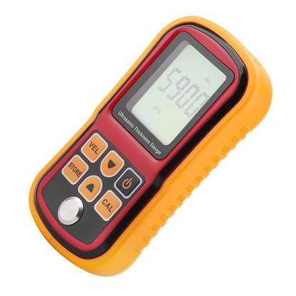 Dikktemeter, ultrasone diktemeter GM100 digitale ultrasone diktemeter 1,2-220 mm staalbreedte, laagdiktemeter, lcd-display met vier cijfers, resolutie 0,01 mm