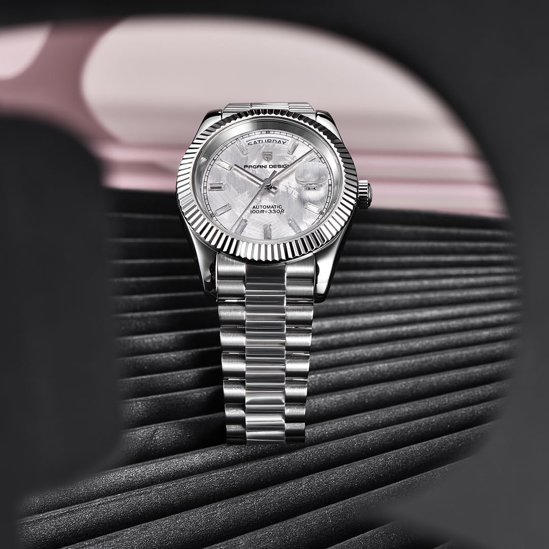 Pagani Design DD40 PD1783 herenhorloges, luxe automatisch horloge voor heren met saffierglas, mechanisch horloge voor mannen, 10 bar, NH36A-uurwerk