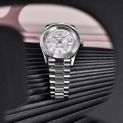 Pagani Design DD40 PD1783 herenhorloges, luxe automatisch horloge voor heren met saffierglas, mechanisch horloge voor mannen, 10 bar, NH36A-uurwerk
