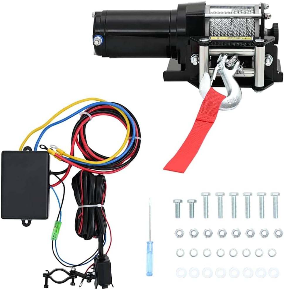 Elektrische lier 12V 1360 KG elektrisch takel kraan electrisch electrische